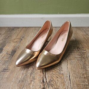 Gold Beston Heels Size 9